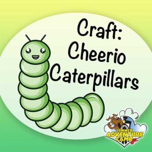Craft: Cheerio Caterpillars