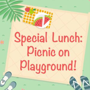 Special Lunch: Picnic on Playground