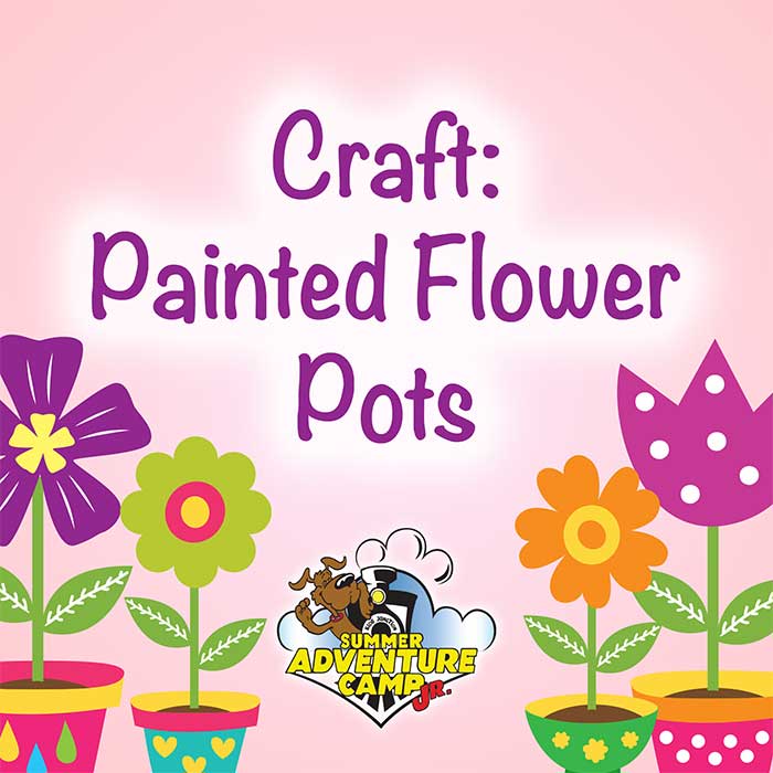 Craft: Painted Flower Pots